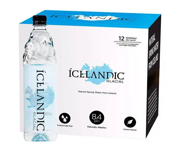 Icelandic Glacial, 1 л, упаковка 12 шт., Айсландік Глесіал, Вода мінеральна негазована, ПЕТ - фото 3