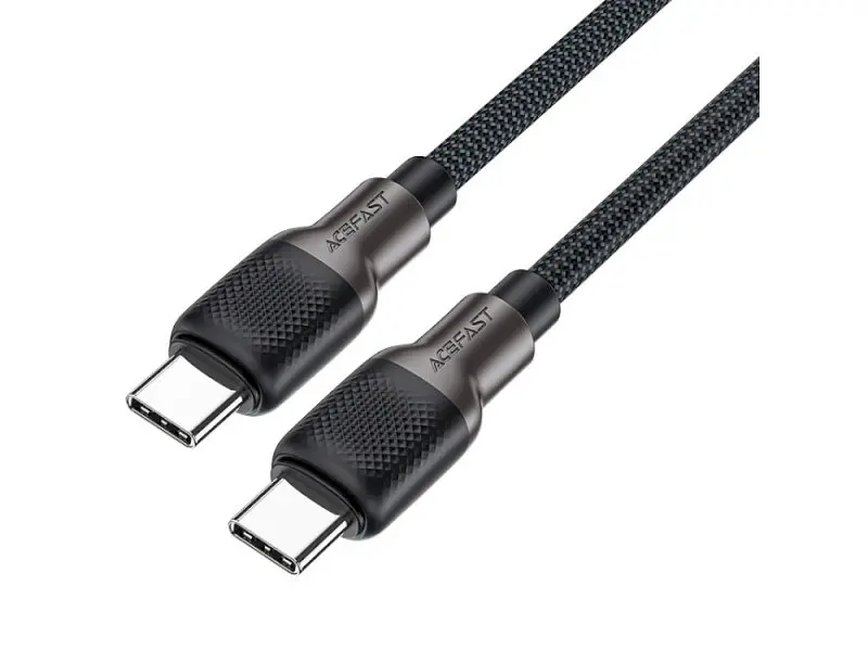 Кабель Acefast C10-03 USB-C to USB-C 60W 1.2м Black (6974316283119) - фото 3
