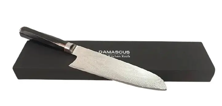 Ніж сантоку 18 см Damascus DK-AK 3004 AUS-10 дамаська сталь 73 шари