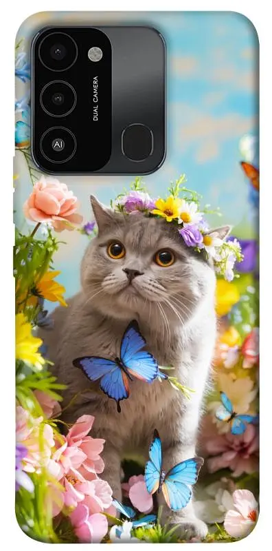 Чехол itsPrint Spring cat для TECNO Spark 8C