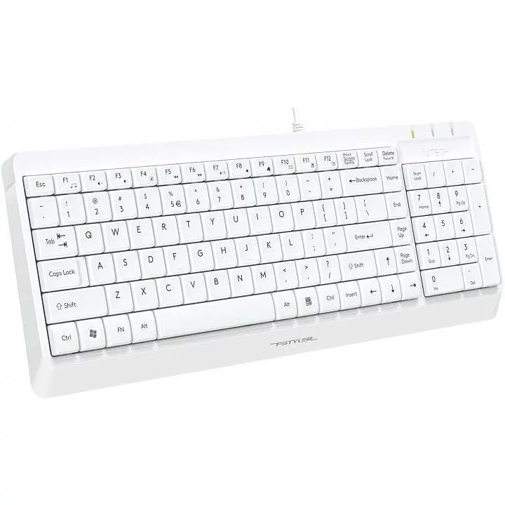 Клавіатура дротова A4Tech Fstyler FK15 White USB - фото 4