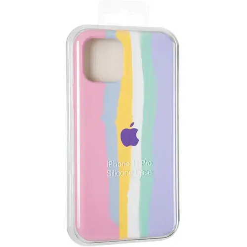 Чехол Gelius для iPhone 11 Pro радужный Colorfull Soft Case Marshmellow - фото 3