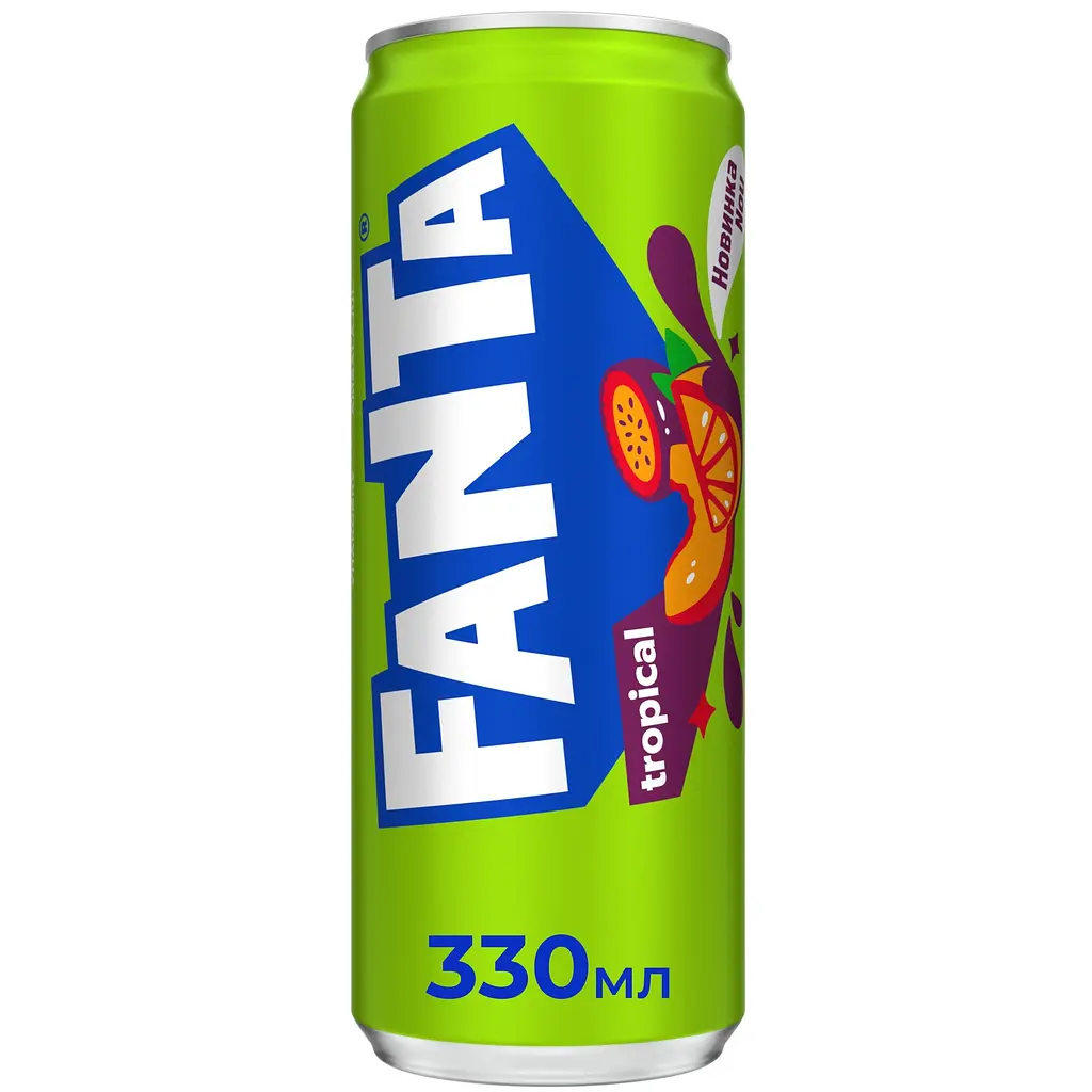 Напій Fanta Тропікал Zero 0.33 л