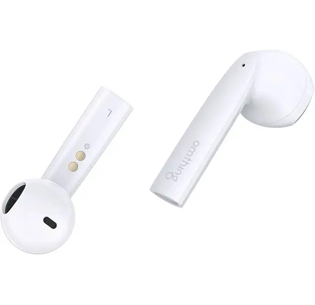 Беспроводные наушники 1MORE Omthing Air Free Pods, BT5.0, ENC, Qi, TWS, 400mAh, 5h, (EO005) white UA UCRF - фото 4