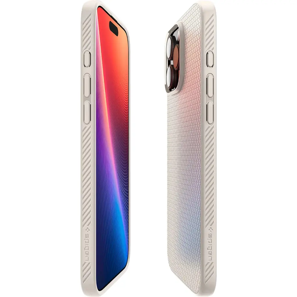 Чохол Spigen Liquid Air Case для Apple iPhone 16 Pro Max Natural Titanium [ACS07991] [118843] - фото 5