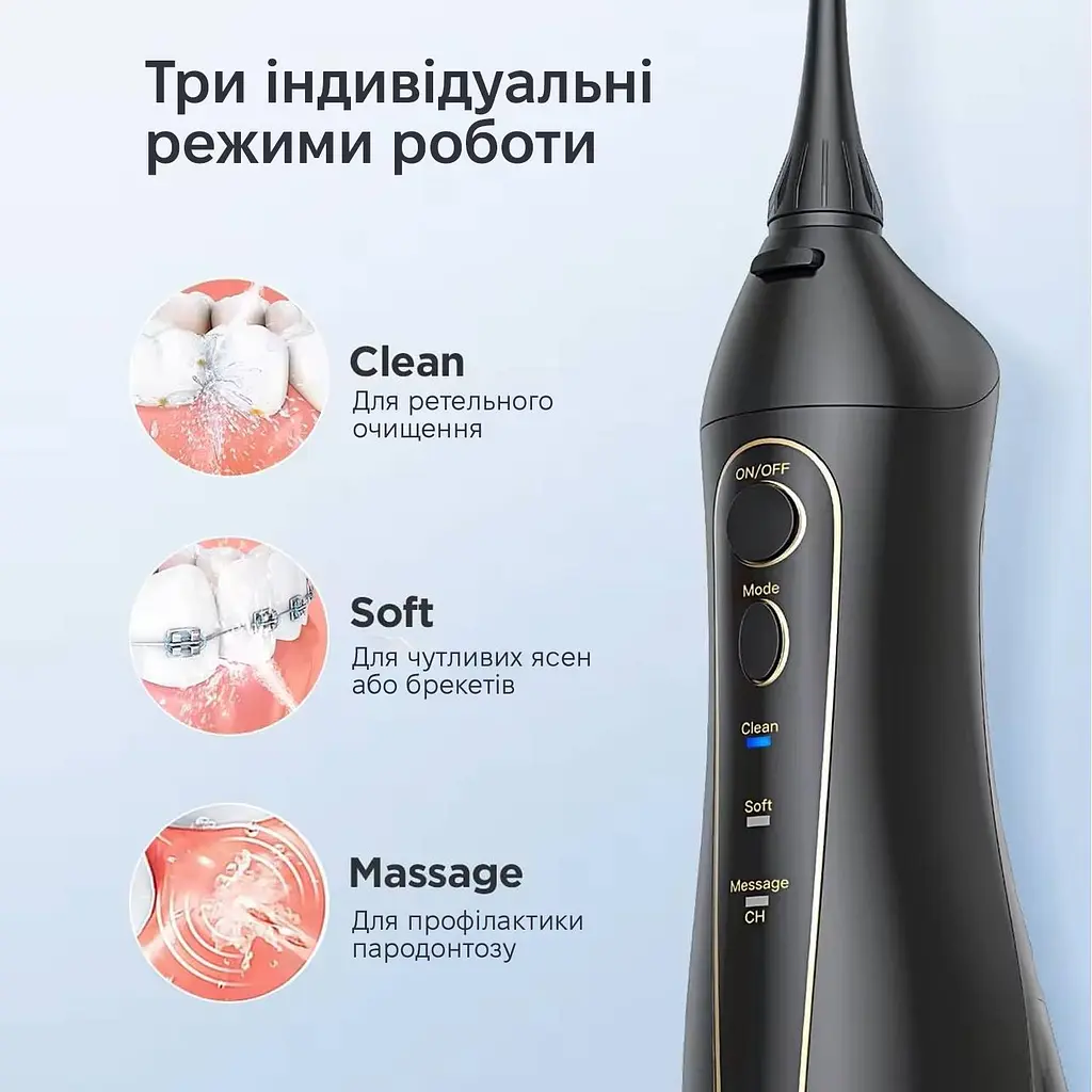 Іригатор Bitvae BV5020E Black - фото 5