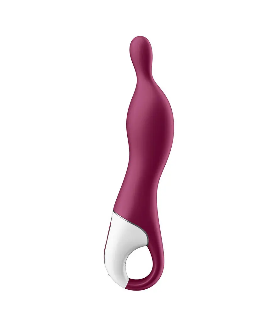 Вібратор Satisfyer A-Mazing 1 21.7 см бордовий - фото 7