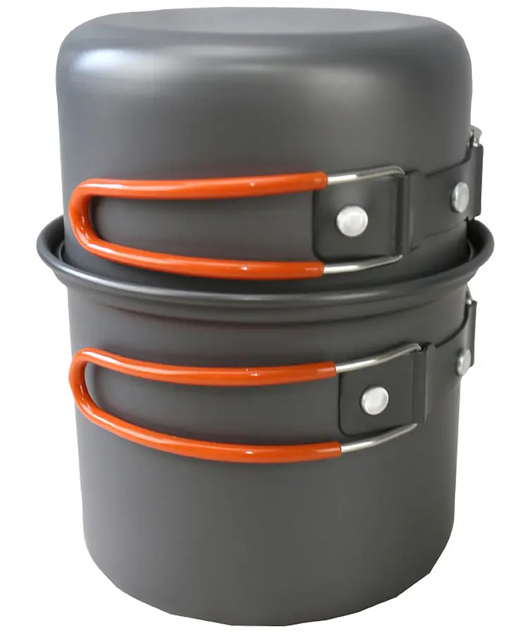 Набір посуду Kombat UK Anodised Cook Set (1000-kb-acs) - фото 2