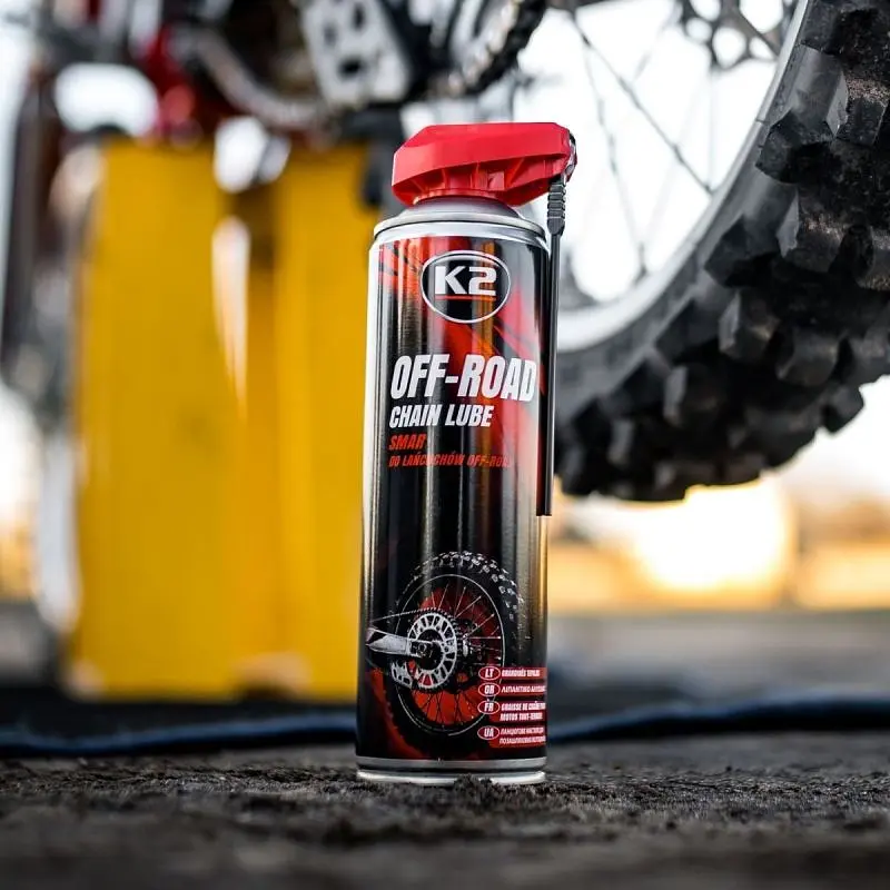 Мастило для ланцюгів K2 Off PRO Chain Lube рідке синтетичне прозоре аерозоль 250 мл (W139) - фото 3