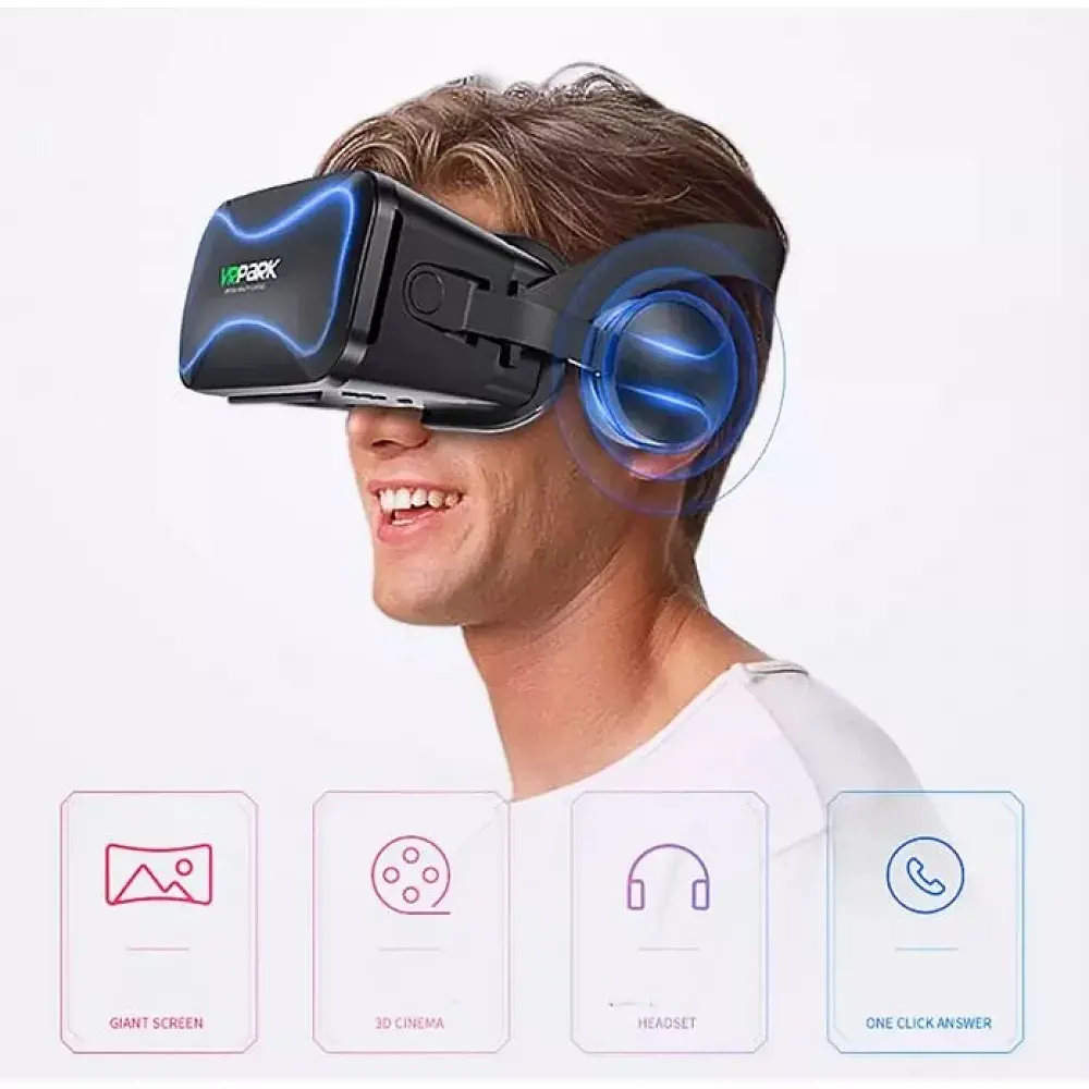 Окуляри віртуальної реальності для телефону VR BOX Z4 з пультом - фото 2