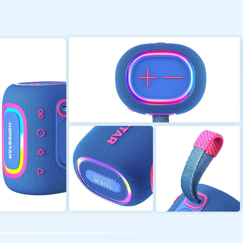 Bluetooth колонка Hopestar H57 mini 10W Blue - фото 2