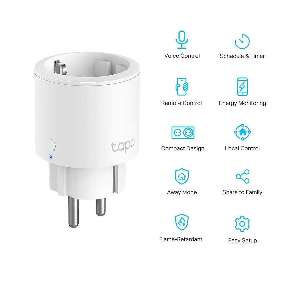 Розумна Wi-Fi-розетка smart TP-Link Tapo P-115 - фото 2