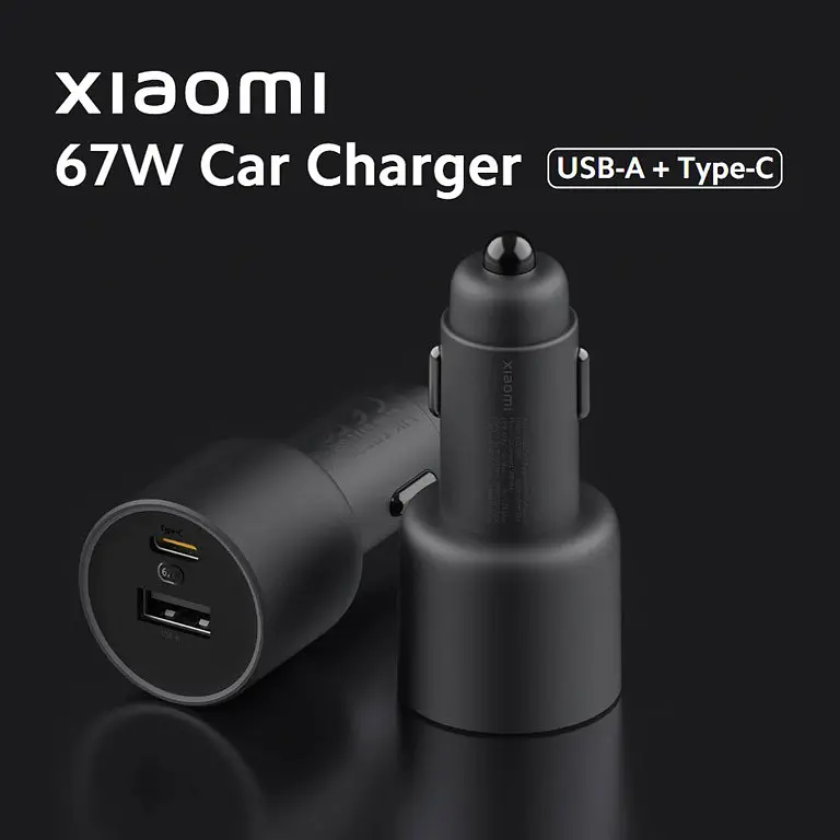 Автомобильный зарядный адаптер Xiaomi 67W Car Charger USB и Type-C (BHR6814GL) - фото 8