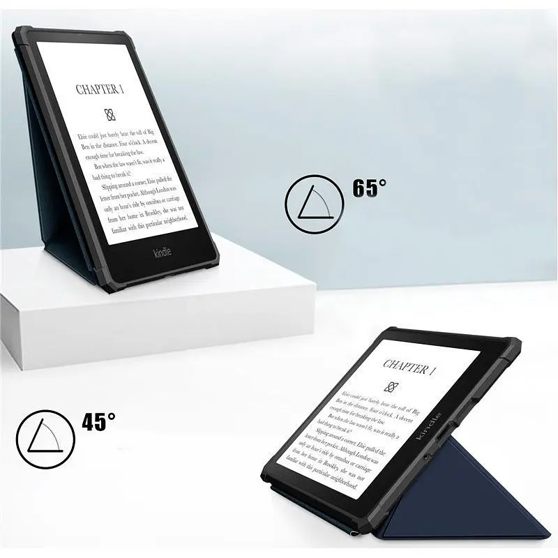 Чохол-книжка BeCover Ultra Slim Origami для Amazon Kindle Paperwhite 11th Gen 2021 Deep Blue (707219) [100913] - фото 4