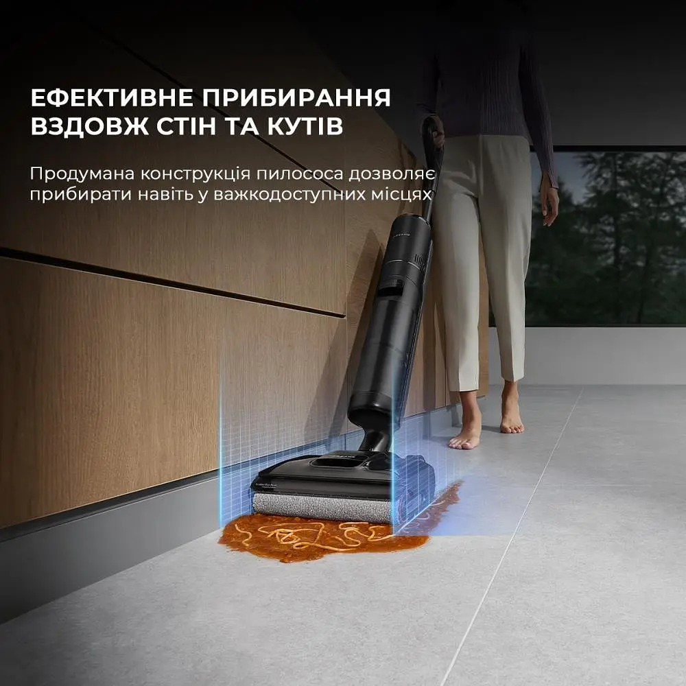 Акумуляторний пилосос миючий Dreame H12 Pro Flex Reach HHR44A Black - фото 9