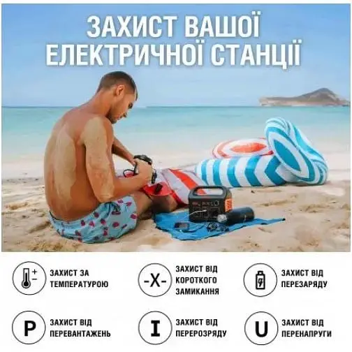 Портативна зарядна станція Jackery Explorer 240 240Wh/200W (HTE032240EU) 59555-ska - фото 6