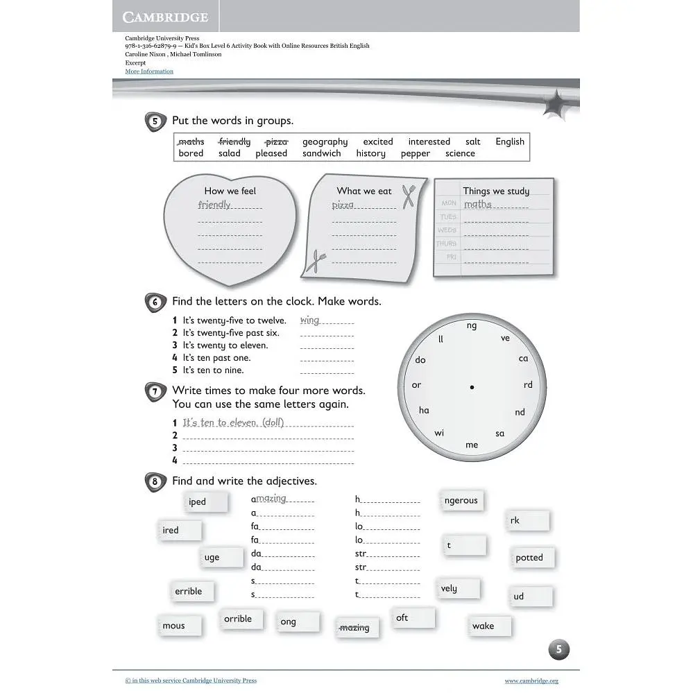 Kid's Box. Level 6. Activity Book with Online Resources - Ніксон Керолайн - фото 4