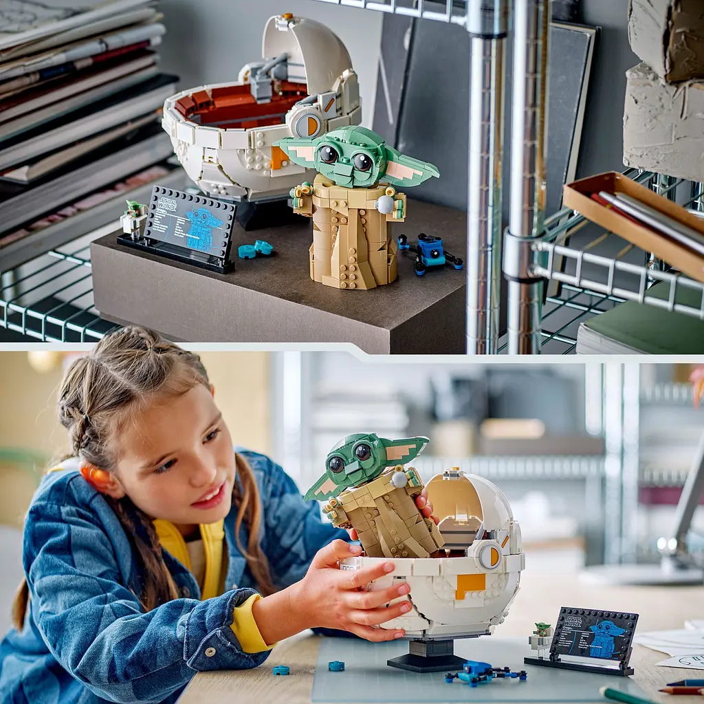 Конструктор LEGO Star Wars Ґроґу в повітряній колисці 1048 деталей (75403) - фото 5