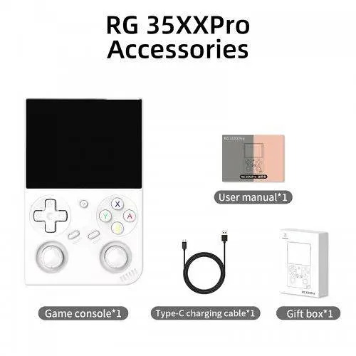 Портативна ігрова консоль Anbernic RG 35XXPRO 64GB Білий - фото 3