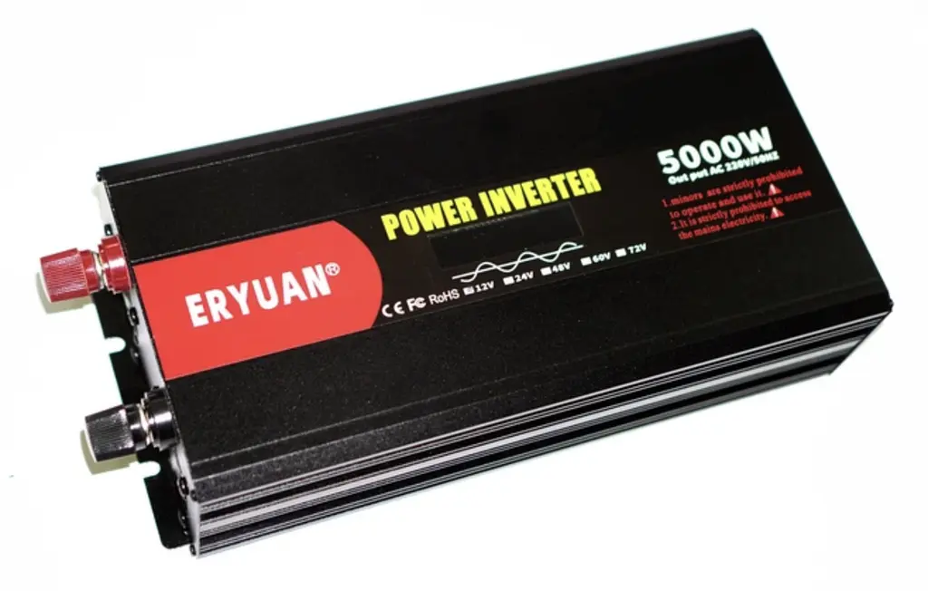 Перетворювач напруги Eryuan 12V → 220V 5000W з LCD і вольтметром ∙ Інвертор 12-220 чистий синус Eryuan 5000 Вт - фото 5