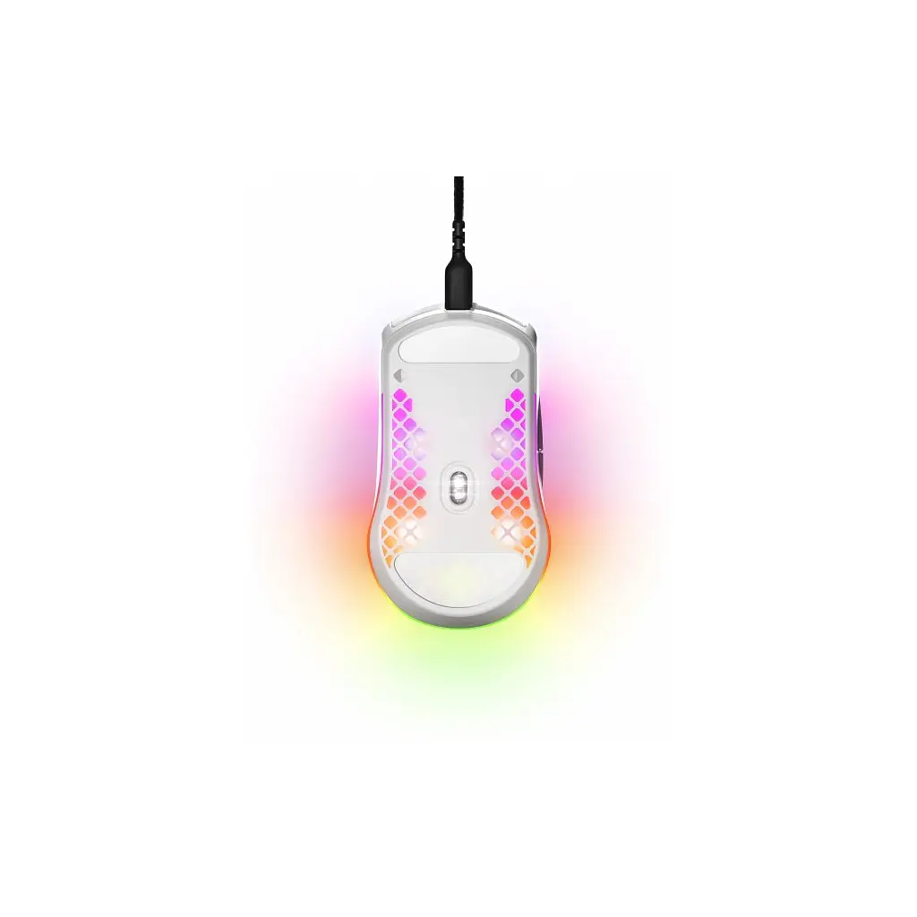 Мишка SteelSeries Aerox 3 White (62603) - фото 3