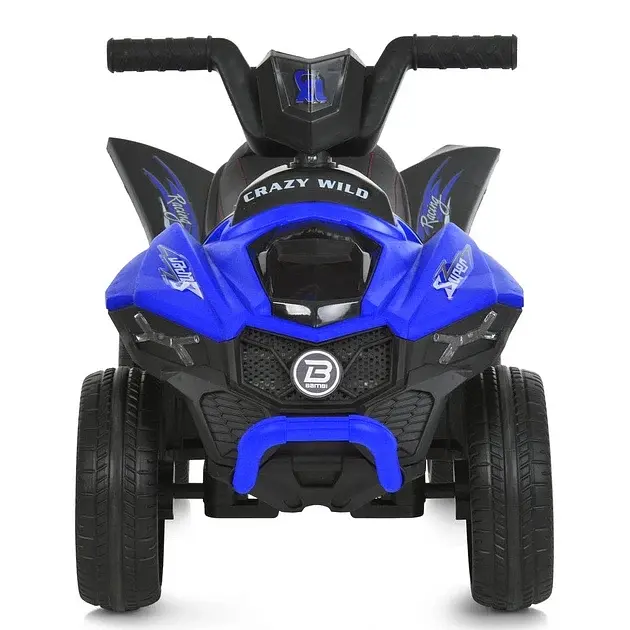 Дитячий квадроцикл з пультом 2 мотори 25W 12V MP3 USB EVA синій (M 6181ELR-4) - фото 3