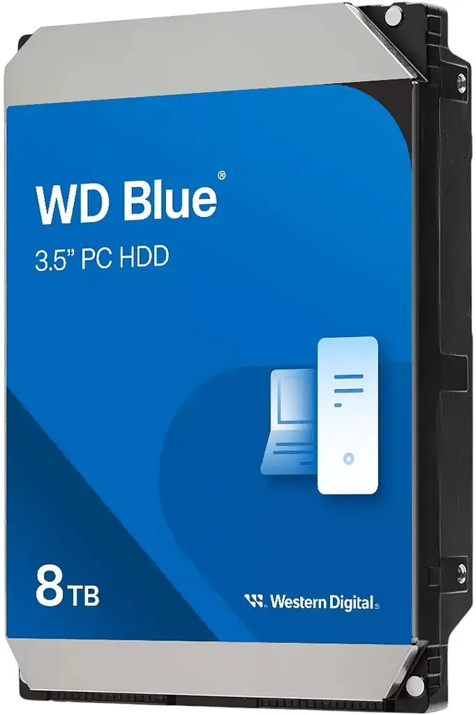 Накопичувач HDD SATA 8.0TB WD Blue 5640rpm 256MB (WD80EAAZ) - фото 2