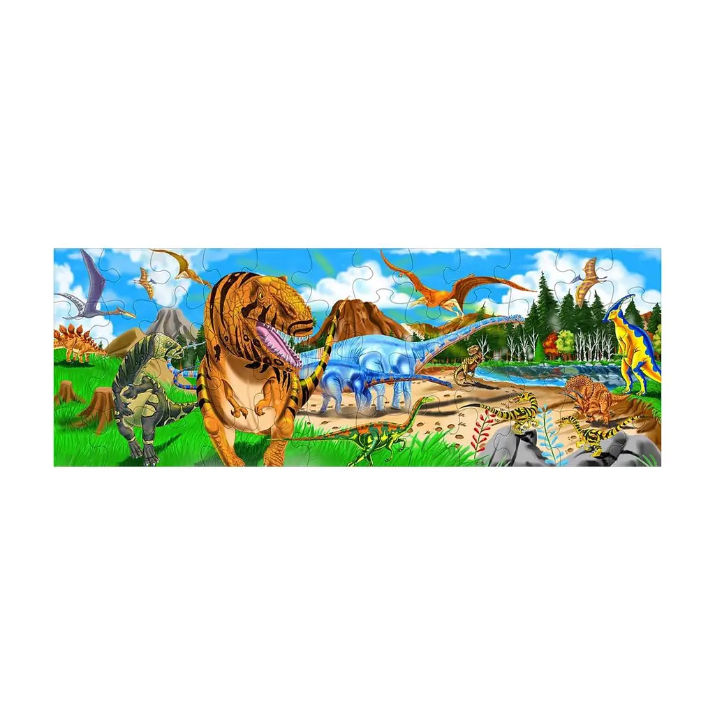 Пазл Melissa&Doug Мега "Краіна динозаврів", 48 елементів (MD10442)