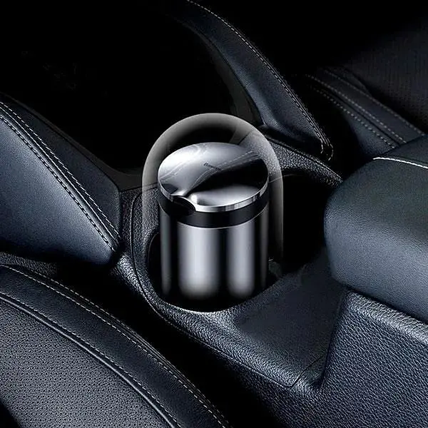 Попільничка для авто BASEUS Premium Car Ashtray CRYHG01-01 чорна з підсвіткою - фото 3