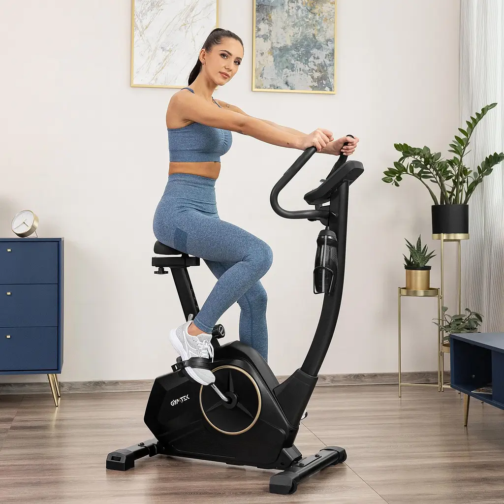 Велотренажер Gymtek XB4000 iConsole+ електромагнітний золотий - фото 7