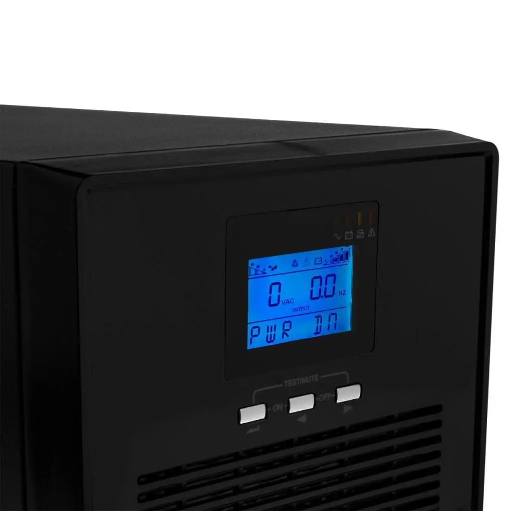 Джерело безперебійного живлення LogicPower LP-UL3500VA 2450 Вт, чорне, 3 розетки Schuko, лінійно-інтерактивне, USB/SNMP, апроксимована синусоїда - фото 2