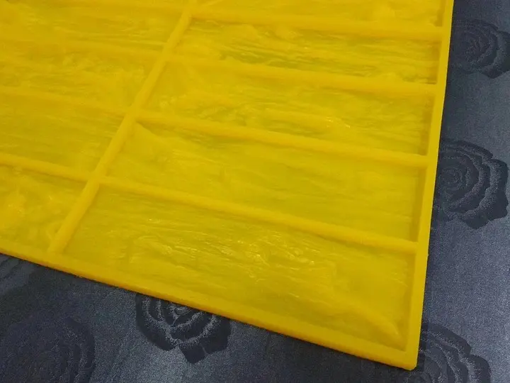 Гибкая полиуретановая форма для изготовления декоративного кирпича A.N.B. "ДРЕВЕСНЫЙ КАМЕНЬ" на 12 плиток - фото 12