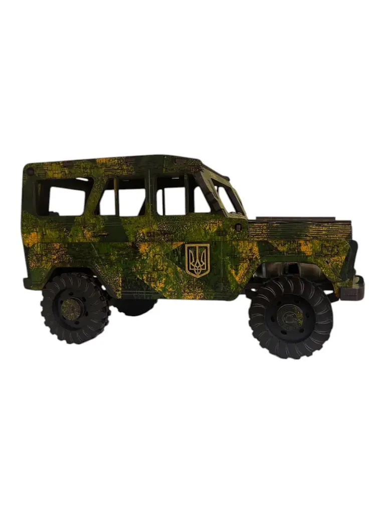 Подарунковий Міні Бар машина Козак 33x18x16.5 см 4 чарки - фото 3