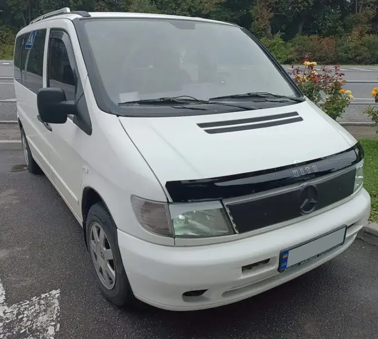 Зимова накладка на радіаторні решітку Mercedes Vito 638 1998-2003 AutoElement zim 022 - фото 3