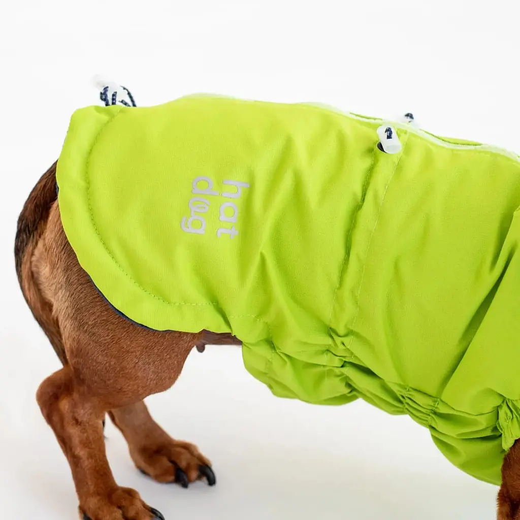 Вітровка для такс Hat-Dog неон (M/Дівчинка) - фото 4