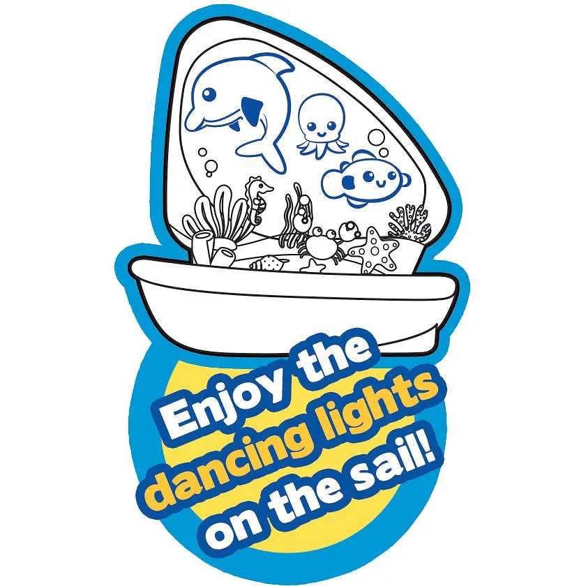 Іграшка для води Splash 'N Play вітрильник Light Up Sailboat (16-89022) - фото 5
