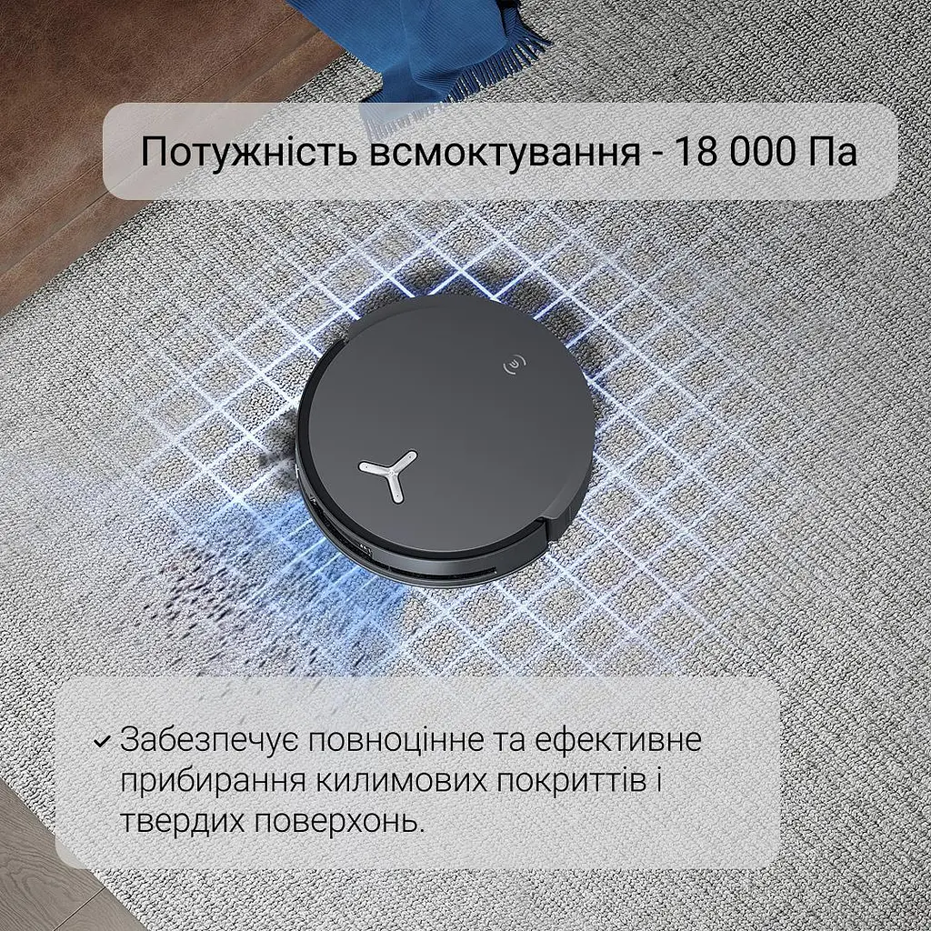 Робот-пылесос Ecovacs Deebot X8 Pro Omni DEX56 BL Black - фото 3