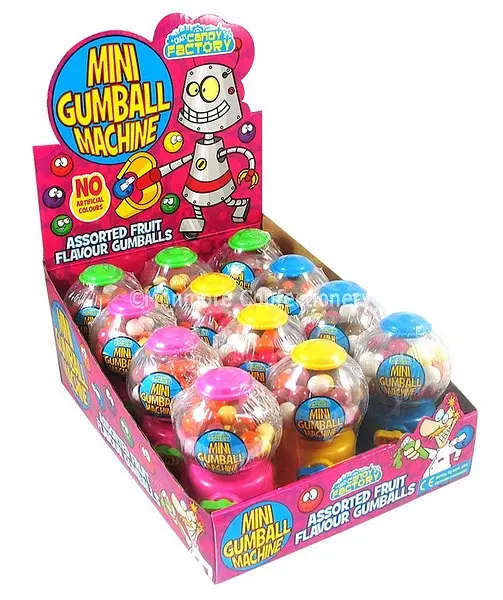 Джекпот со жвачками Candy Mini Gumball Machine 40g - фото 2