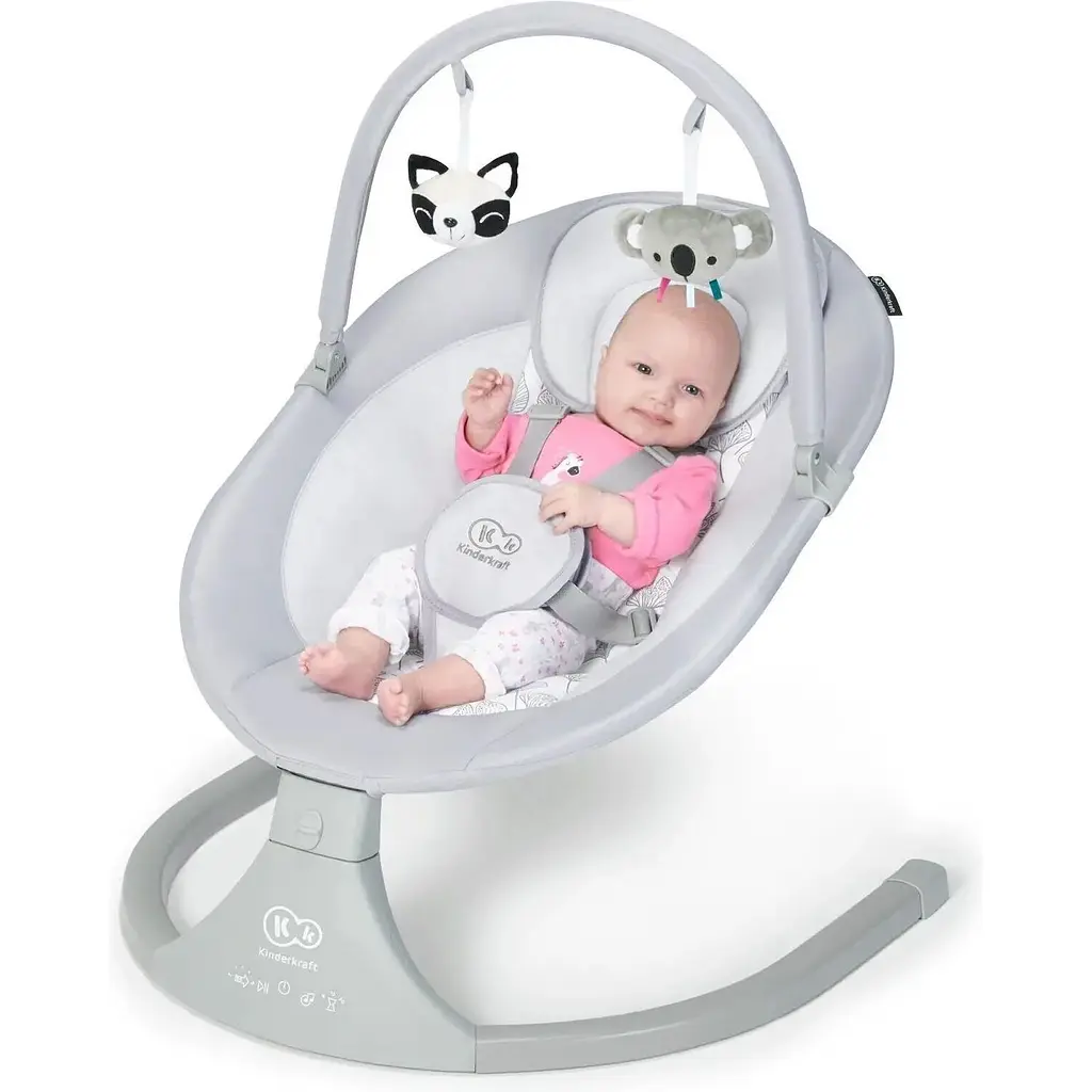 Кресло-качалка Kinderkraft Luli серое (KKBLULIGRY0000) - фото 5