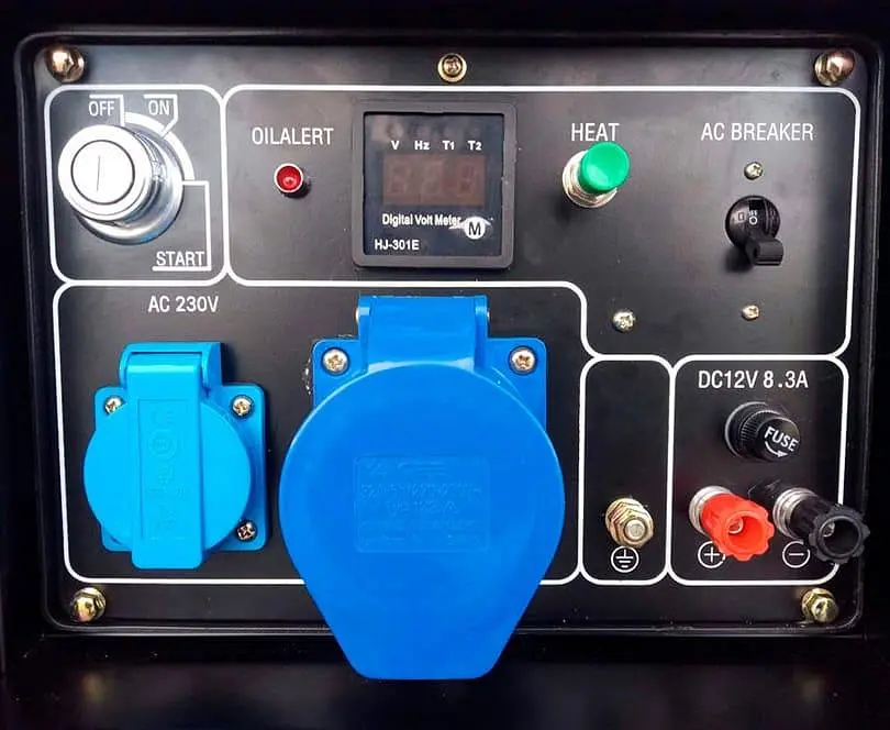 Генератор Синхронний KonnerSohnen KS 6100HDE, 5.5KW, дизель, 230V / 5000 Вт / Дизель (KS6100HDE) - фото 6