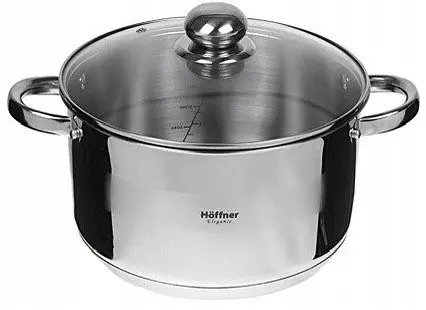 Набір каструль з кришками Hoffner HF-4486 нержавіюча сталь 9 шарове дно - фото 2