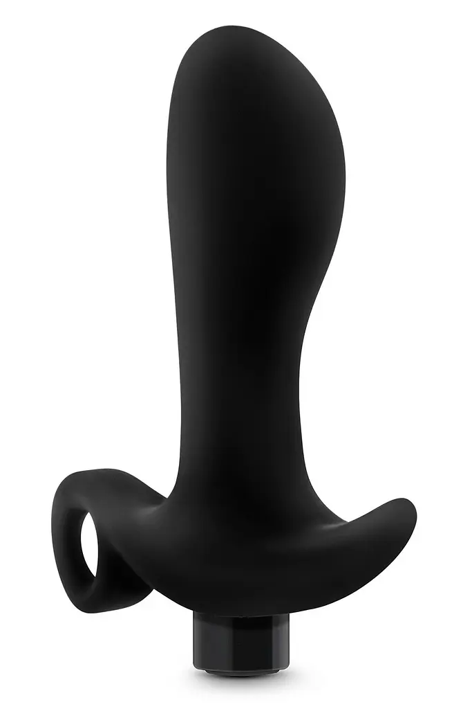 Стимулятор простаты Anal Adventures Platinum Vibrating 1, 10.7 см черный - фото 2