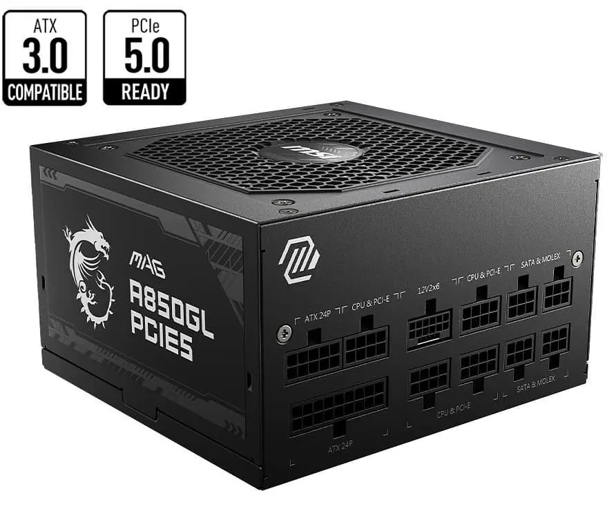 Блок питания MSI MAG A850GL PCIE5 (MAG A850GL PCIE5) - фото 4