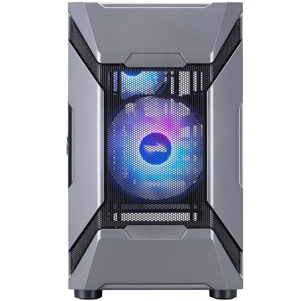 Корпус 1stPlayer D3-A-BK-1F7-14-1F7 черный без блока питания - фото 2