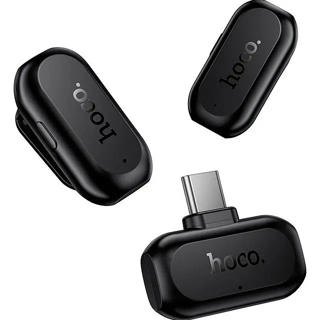 Мікрофонна радіосистема Hoco L26 AI USB-C Black (6942007677011) [176327] - фото 3