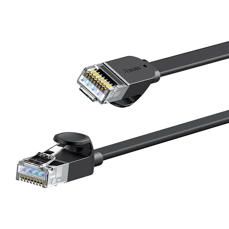 Кабель для інтернету плоский Baseus Six types of RJ45 Gigabit network cable 3m (PCWL-C01) - фото 3