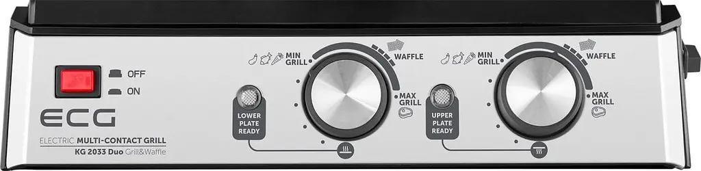 Електрогриль ECG KG 2033 Duo Grill & Waffle [80335] - фото 12