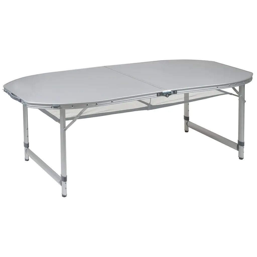 Стіл Bo-Camp Premium Oval 150x80 cm Сірий - фото 3