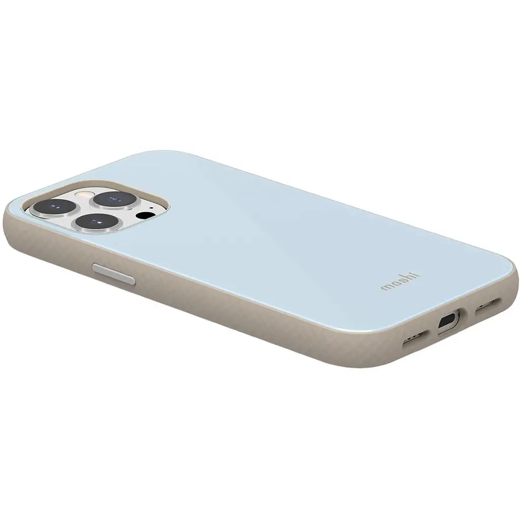 Чехол-накладка Moshi iGlaze Slim Hardshell Case Adriatic Blue для iPhone 13 Pro (99MO132522) - фото 4