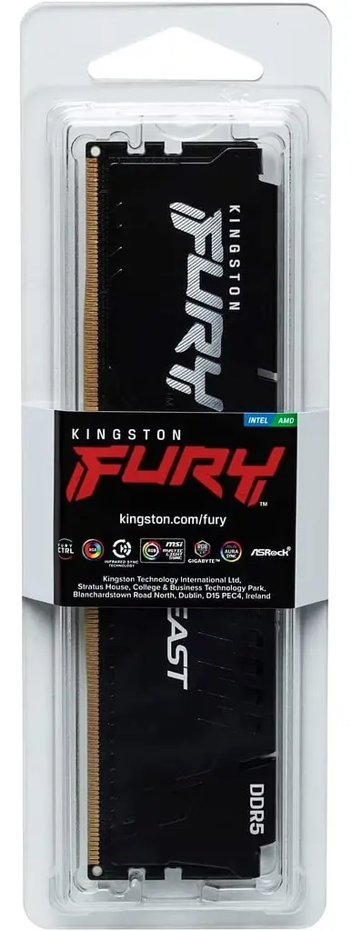 Kingston Пам'ять ПК Kingston DDR5 32GB 5600 FURY Beast - фото 5